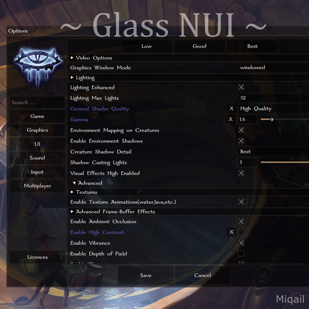 Miqail's Glass NUI