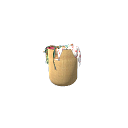 Laundry-basket of dirty clothes