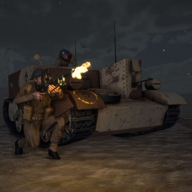 combat in desert[Mission]