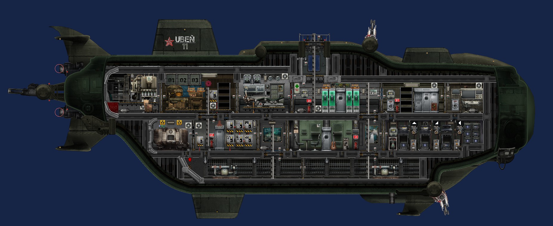 S.S.UBEN 11 – Barotrauma Mod