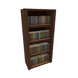 TS4 Sectional bookcase, full - medium wood - 2