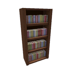 TS4 Sectional bookcase, full - medium wood - 3