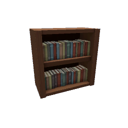 TS4 Sectional bookcase, half - medium wood - 1