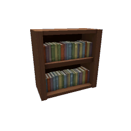 TS4 Sectional bookcase, half - medium wood - 2