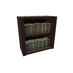 TS4 Sectional bookcase, half - dark wood - 2
