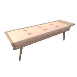 TS4 Modern ottoman - pink
