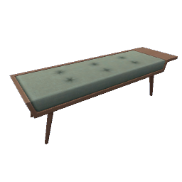 TS4 Modern ottoman - green