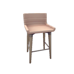 TS4 Cushioned bar chair - pink