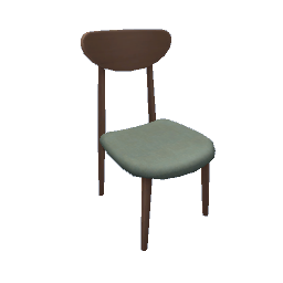 TS4 Simple dining chair - green