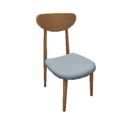 TS4 Simple dining chair - blue
