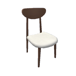 TS4 Simple dining chair - white