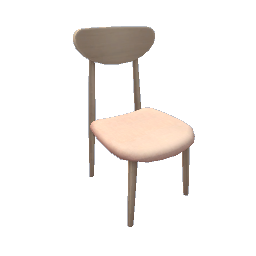 TS4 Simple dining chair - pink