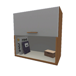 TS4 Cabinet with books