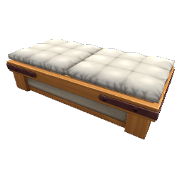 TS4 Cute ottoman - white