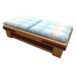 TS4 Cute ottoman - blue