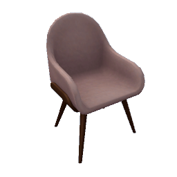 TS4 Modern dining chair - pink