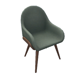 TS4 Modern dining chair - green