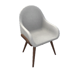 TS4 Modern dining chair - white
