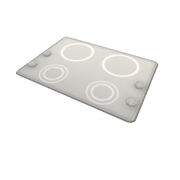 TS4 Modern kitchen set, stove - white