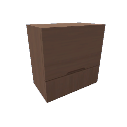 TS4 Modern kitchen set, cabinet - medium wood