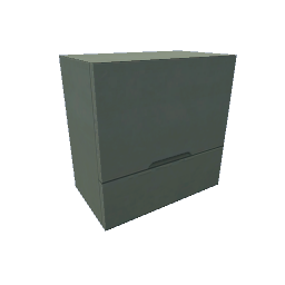 TS4 Modern kitchen set, cabinet - green