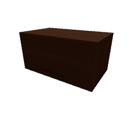 TS4 Modern kitchen set, small cabinet - dark wood