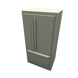 TS4 Modern kitchen set 3, fridge - green