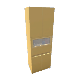 TS4 Modern kitchen set 3, tall cabinet - yellow