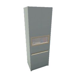 TS4 Modern kitchen set 3, tall cabinet - blue