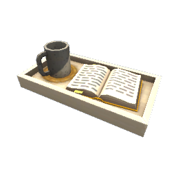 TS4 Cozy tray - light wood