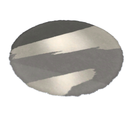 TS4 Abstract design carpet - black and silver