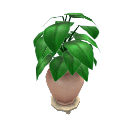 TS4 Plant on a pedestal - pink