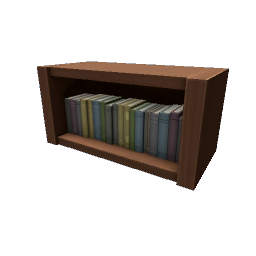 TS4 Sectional bookcase, quarter - medium wood - 2