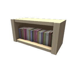 TS4 Sectional bookcase, quarter - light wood - 3