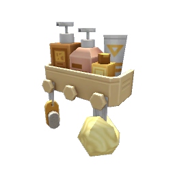 TS4 Shower shelf - yellow