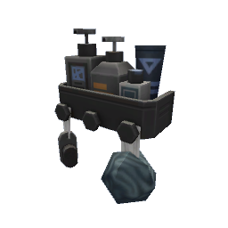 TS4 Shower shelf - black
