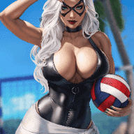 DandonFuga Black Cat Volleyball SFW & NSFW