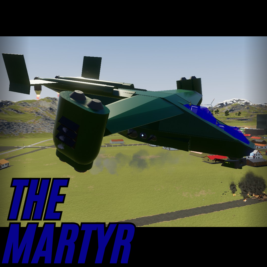 BRAF's ASF-22 "Martyr" Tilt Rotor Gunship