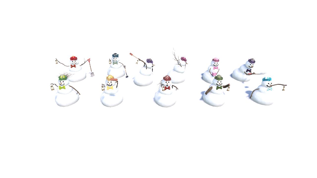 Snowmen  / Muñecos de nieve