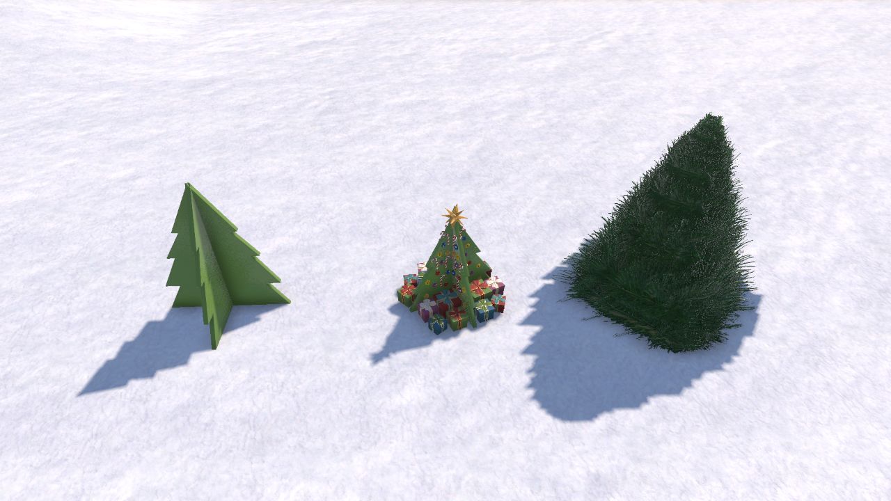 Christmas garden decoration / Decoración de jardin navideña