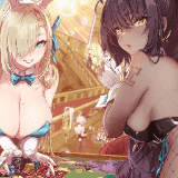 MitsuArt Karin & Asuna Xmas (Blue Archive) SFW & NSFW