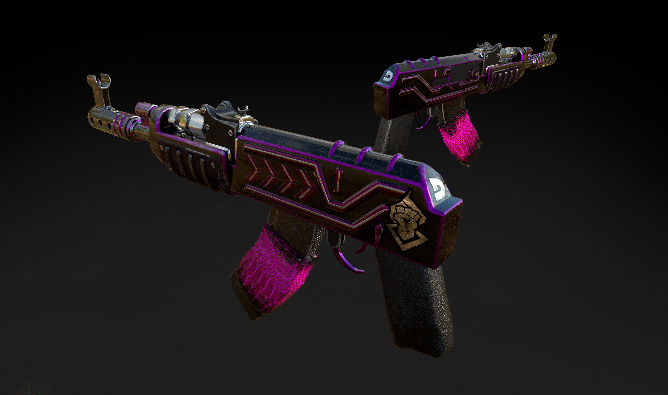 Steam Workshop::AK-47 Skin Dilanzito & Alkapone Twitch
