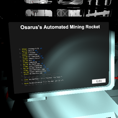 Osarus's Automated Mining Rocket