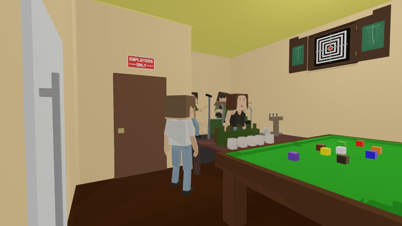 REALLY SMALL biker bar