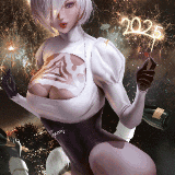Zumi 2B New Year (Nier:Automata) SFW & NSFW
