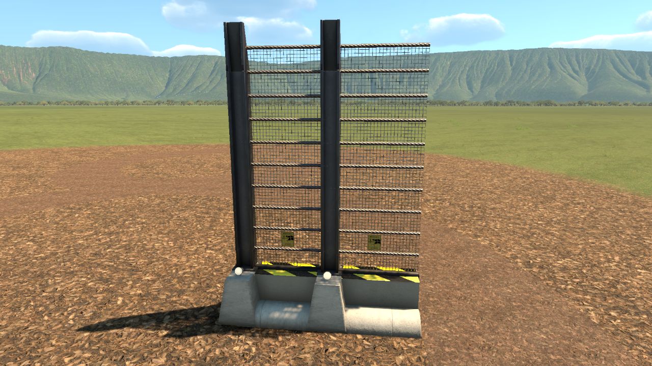Heavy Steel Reenforced Fence