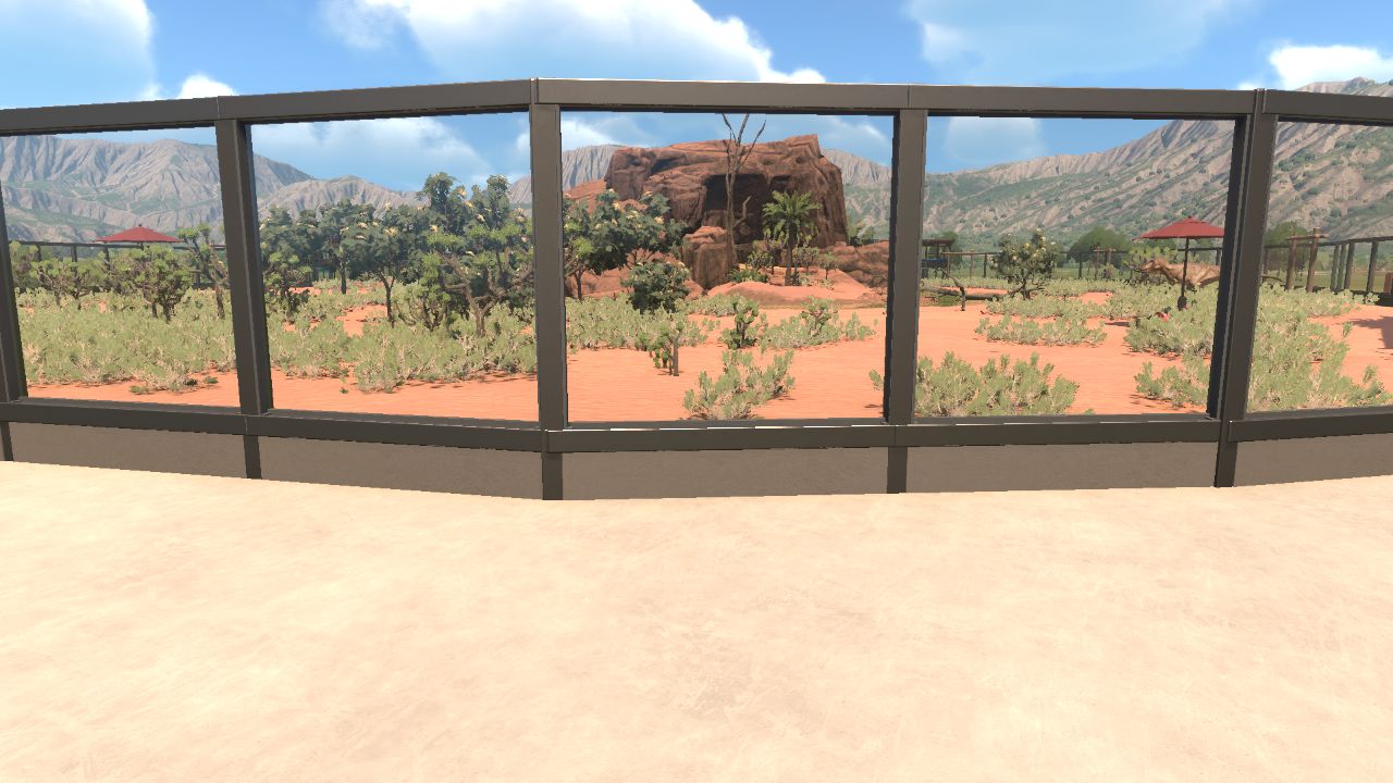 Tall Modern Glass Fence