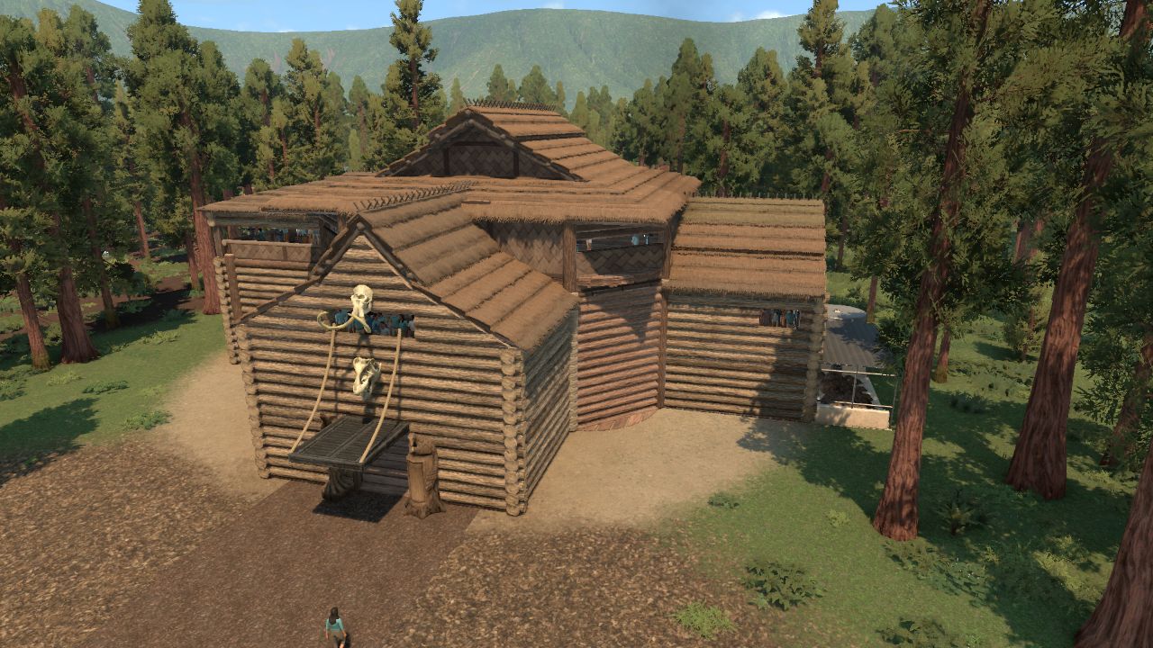 Self-Contained Log Cabin