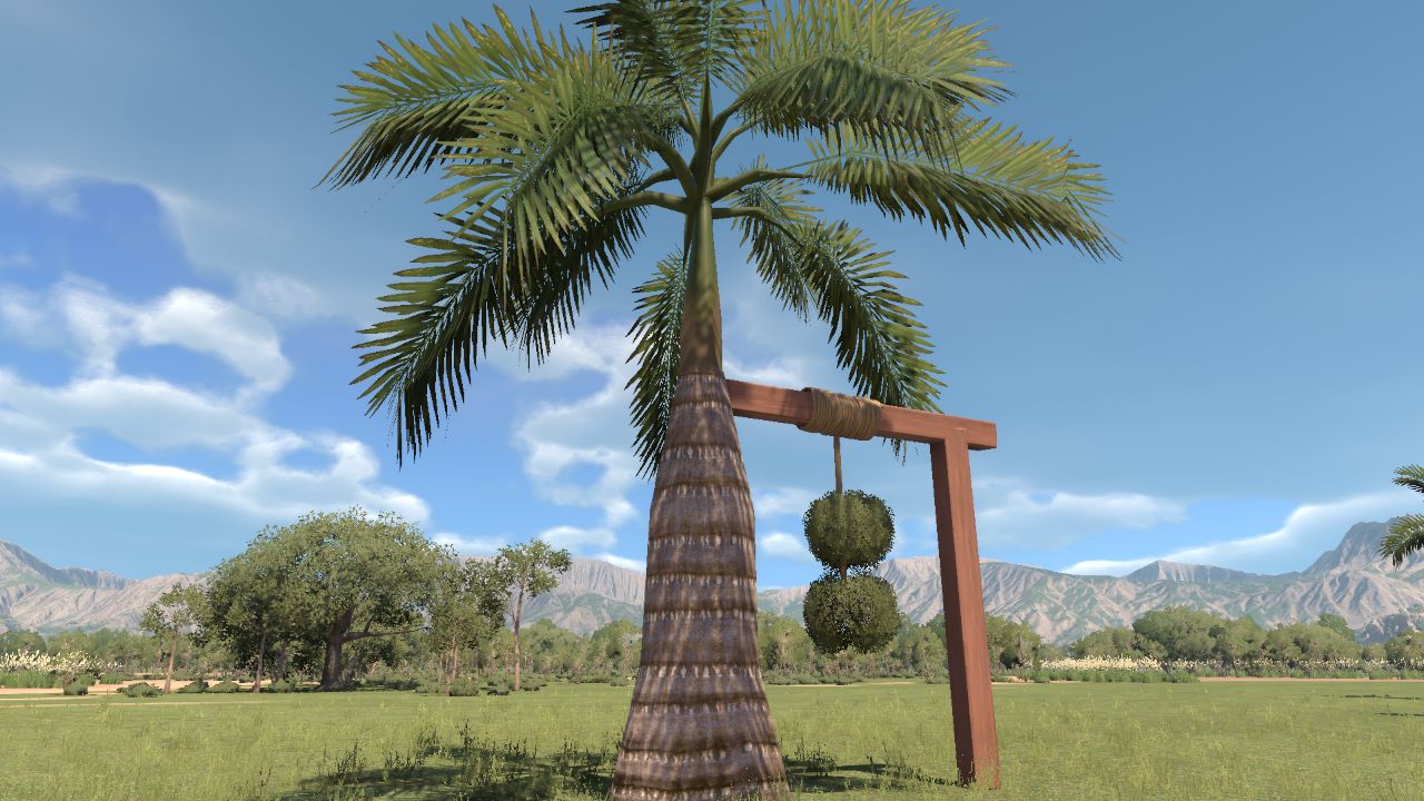Scrubland Palm Animal Enrichment Herbivore.
