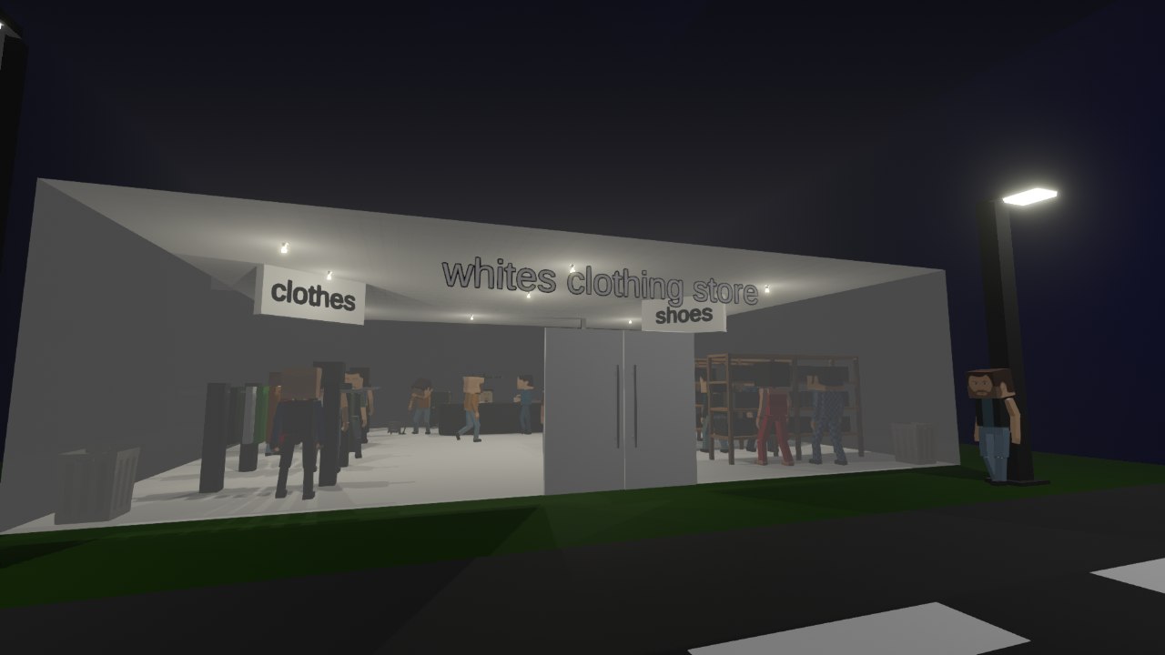 Whites clothing store REOPENED